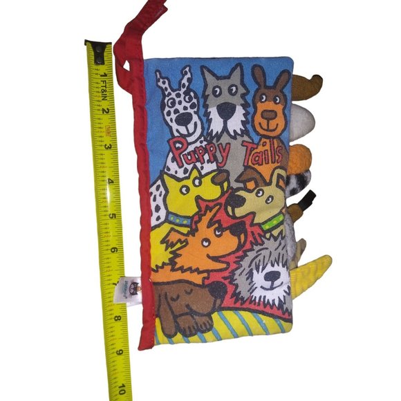 Jellycat London Puppy Tails Soft Cover Baby Book Anne Wilkinson Plush Book - Picture 9 of 10